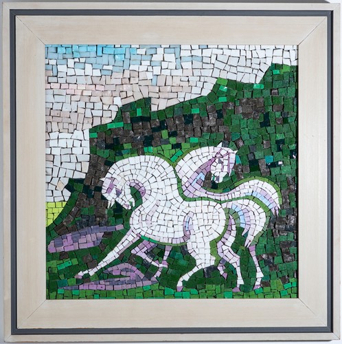 Aligi sassu mosaico i - sassu, "i
