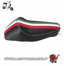 SELLA VESPA 50 SPECIAL R L N MONOPOSTO NERA BANDA TRICOLORE ITALIA CON GOBBA