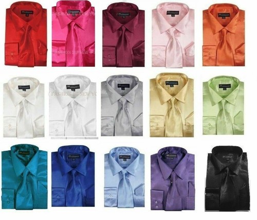 Camicia elegante uomo raso