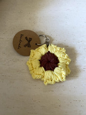 Portachiavi girasole amigurumi
