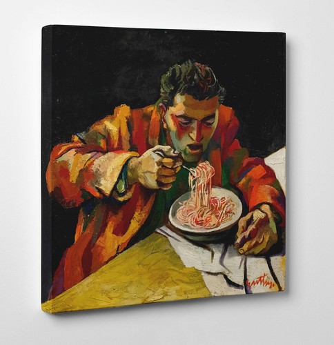 Quadro guttuso mangiatore - 🖌,