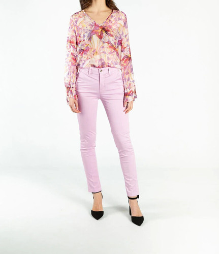 Camicia seta con stampa - seta,
