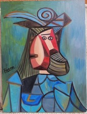 Dipinto olio Pablo Picasso