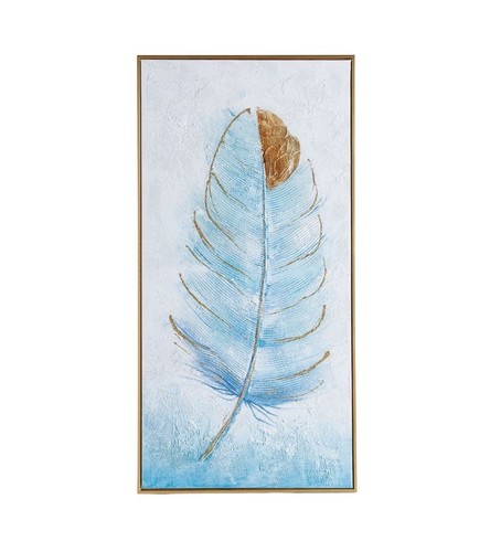 Quadro disegno piuma tela e - tela,