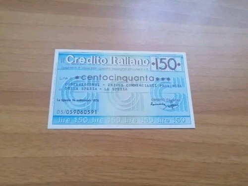 Banca credito italiano - banca, 150