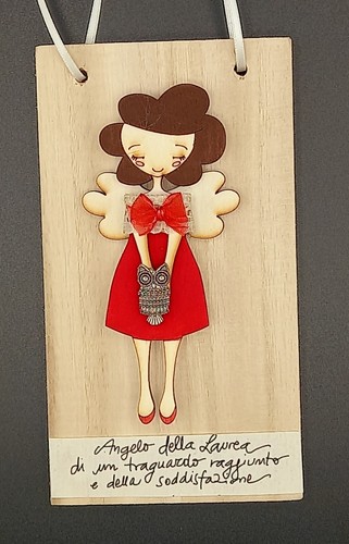 Quadro legno angelo - quadro, della