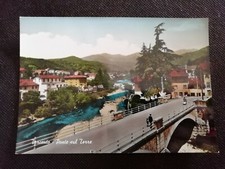 Cartolina Tarcento Ponte sul Torre Animata Vespa F787