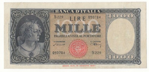 1000 lire italia ornata - 1000,