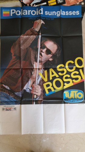 Rara locandina tour vasco - rara, 87