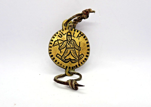 Medaglia talismano sciatore