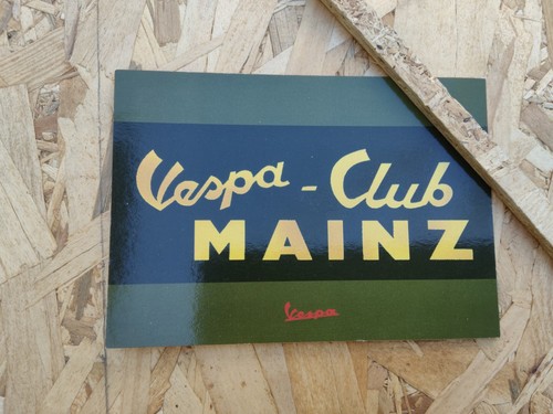 Cartolina vespa club - vespa,