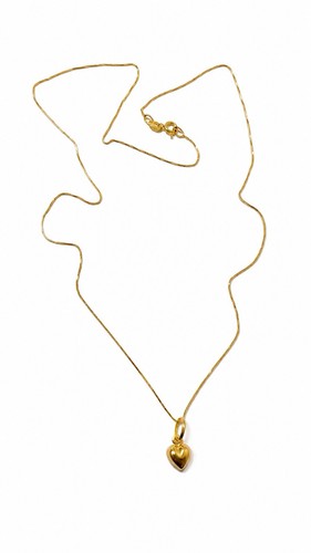 Collana catenina 45cm oro - collana,