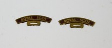 RIVAROSSI PAIR OF BRASS PLATES
