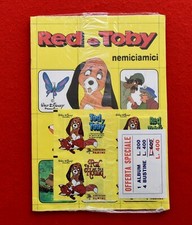 RED E TOBY  ALBUM BLISTERATO VUOTO CON  BUSTINE DI FIGURINE PANINI
