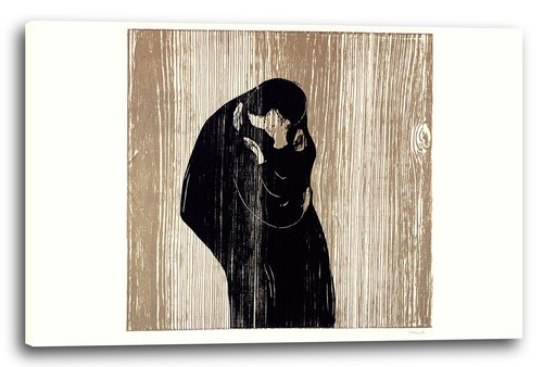 Tela cornice edvard munch - edvard,