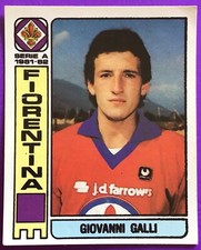 FIORENTINA, GIOVANNI GALLI *FIGURINA STICKER N.135* PANINI COLLEZIONE 1981/1982