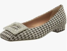 Pollini scarpe basse donna SCARPAD.TECLA20 TESS.PDP borchiate fibbia oversize