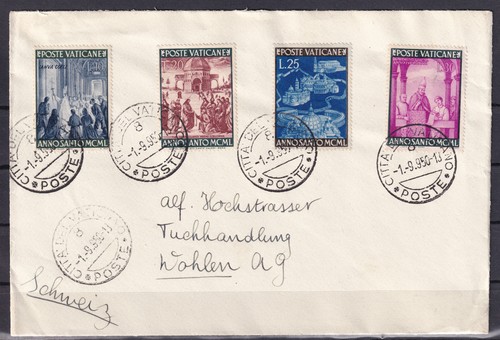 Vaticano anno santo 1950 busta - vaticano,