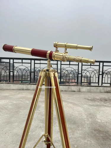 Telescopio ottone stile - telescopio,