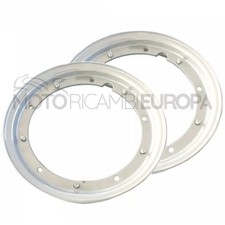 COPPIA CERCHI RUOTA GRIGIO IN