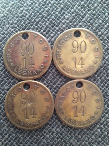 Lotto gettoni token - lotto, 4