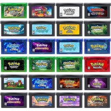 GBA Game Cartridge 32-Bit Video Game Console Card Pokemon Cro Series