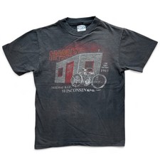 T-shirt vintage anni 80 Harley Davidson Motorcycles prima fabbrica solo motociclisti Hanes