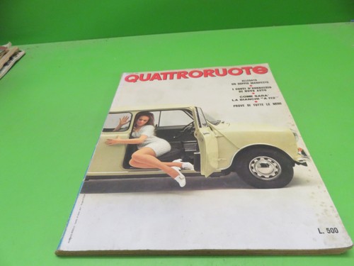 Rivista vintage quattroruote - vintage,