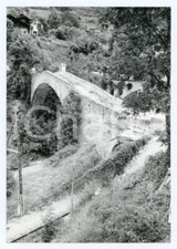 1980 VISPERTAL (SVIZZERA) Lavori in corso al ponte sul SAASER VISPA Foto 13x17 1