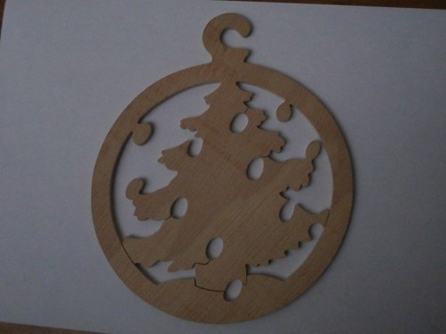 Addobbo natale legno - legno, albero