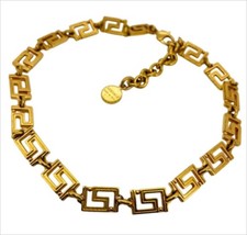 Versace Necklace Greca Chain