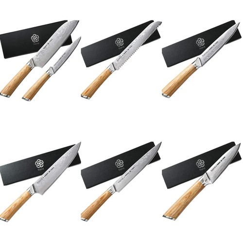 Set coltelli damascati - set,