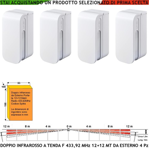 Sensore allarme esterno pz - allarme,
