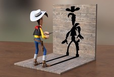 Lucky Luke Kit Resina 3D da