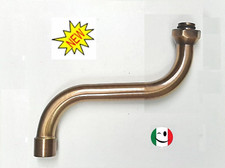 CANNA A " S " PER GRUPPO LAVELLO A MURO DA CM. 15 - BRONZATO - BRONZO