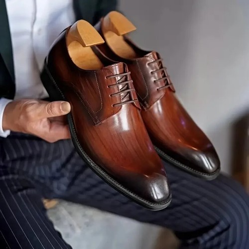 Scarpe oxford marroni uomo - marroni, da