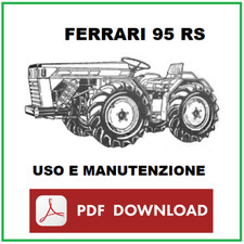 FERRARI 95RS 95 RS Manuale uso