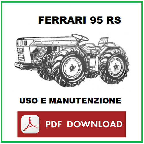 Ferrari 95rs manuale uso - 95rs, 95