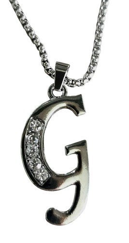 Collana con ciondolo lettera