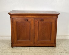 ANTICA CREDENZA CAPPUCCINA 1800 LEGNO NOCE CREDENZINA CUCINA EPOCA DISPENSA
