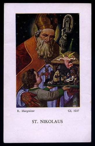 Santino holy card - card"s.nicola, di