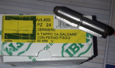 18 CERNIERE CARDINE A SALDARE 2 ALI PERNO FISSO PER SERRAMENTI IN FERRO