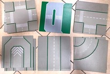 LEGO anni '80 - Lotto piattaforme stradali assortite (18 pezzi)