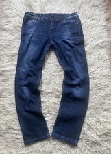 Gas Pantaloni jeans da uomo neri slim fit gamba dritta dritti vita bassa w29 w30