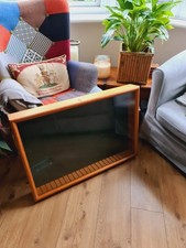 Vetrina antica in legno porta