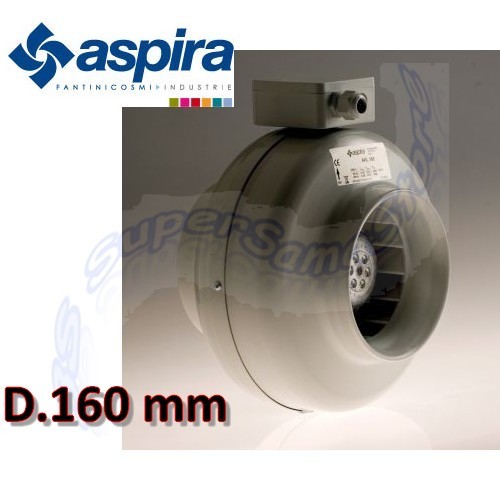 Aspiratore centrifugo akl160 - aspiratore,