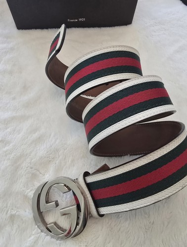 Cintura gucci bianca - cintura,