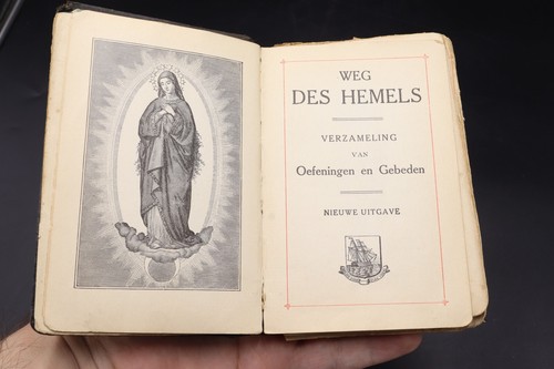 Antico libro preghiere - di,