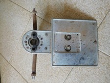 MOTO HONDA GILERA YAMAHA CAGIVA  ACCIAIO  D'EPOCA  PORTA TARGA SUPPORTO FARO  OK