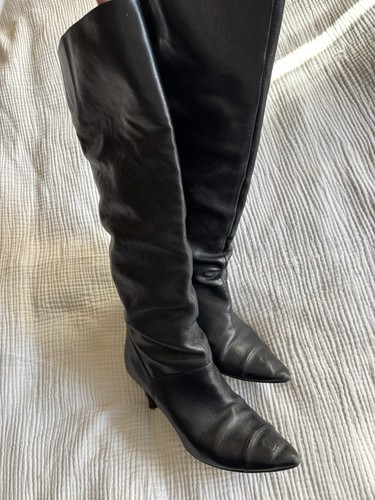 Chanel stivali scarpe tacco
